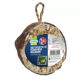 Gardman Suet Filled Co-Co Feeder with Mealworm
