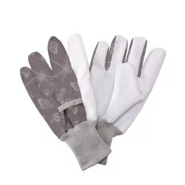 Purple Flutter Bugs Cotton Gloves